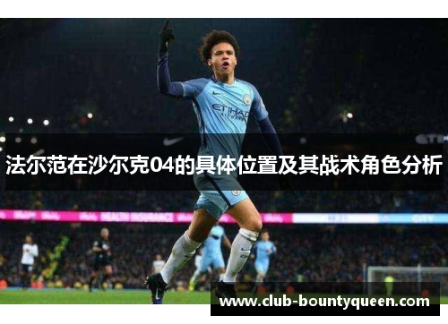 法尔范在沙尔克04的具体位置及其战术角色分析